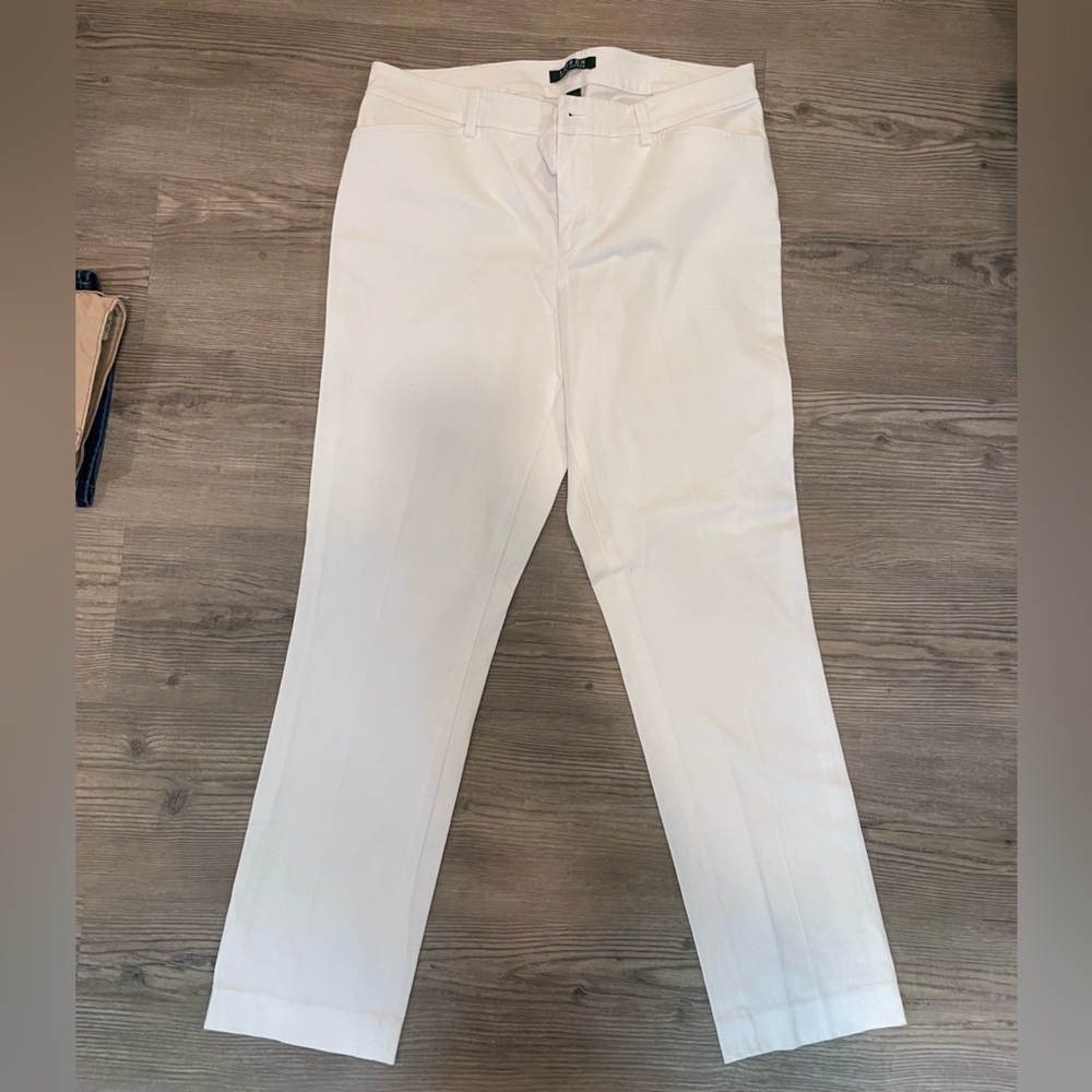 Ralph Lauren Classic White Trousers